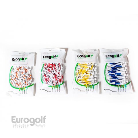Accessoires golf produit Tees gradués Ecogolf de Ecogolf 