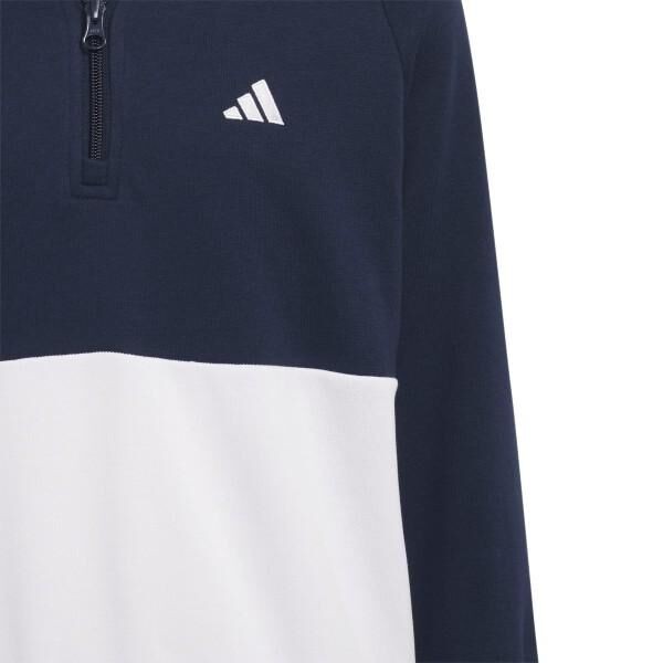 Pull Adidas Hoodie Blanc et Bleu Junior