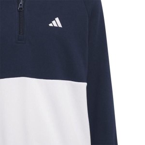 Pull Adidas Hoodie Blanc et Bleu Junior
