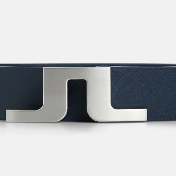 J.Lindeberg | Ceinture Bridger Leather Homme Bleu Marine 34/38