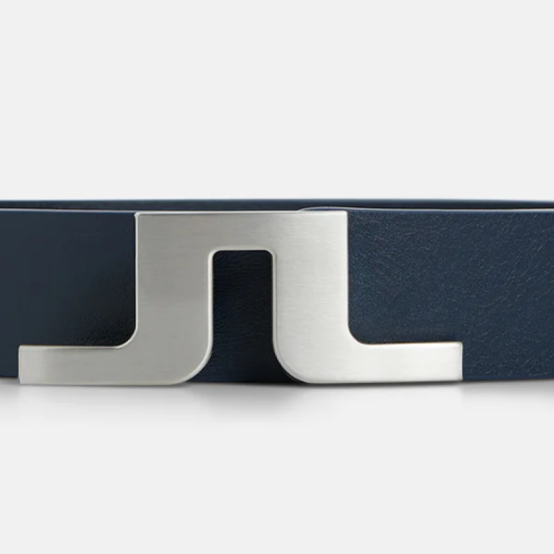 J.Lindeberg | Ceinture Bridger Leather Homme Bleu Marine 34/38
