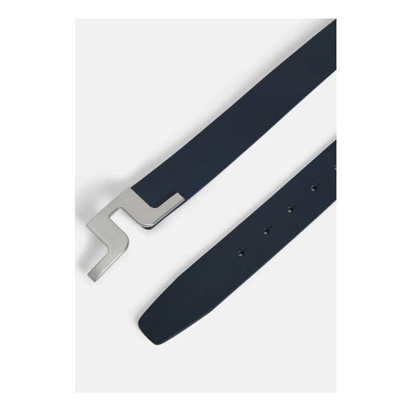 J.Lindeberg | Ceinture Bridger Leather Homme Bleu Marine 34/38