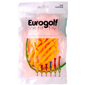 Eurogolf | Tees plastiques orange 70mm