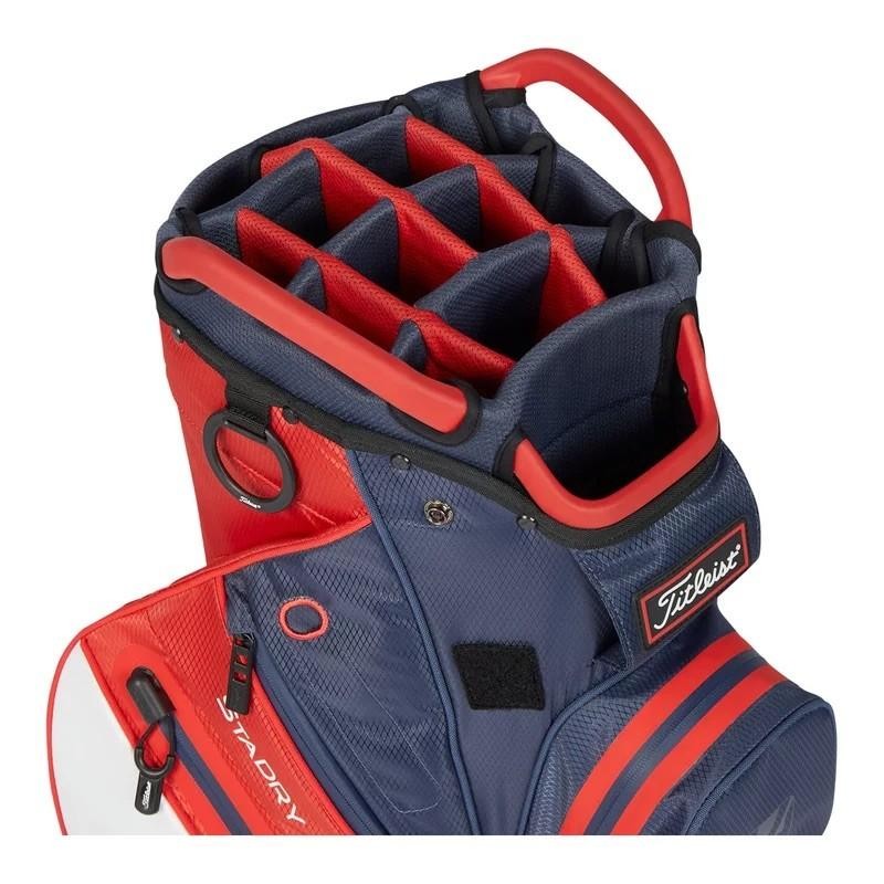Titleist | Sac Chariot Cart 14 Stadry Marine/Rouge/Blanc