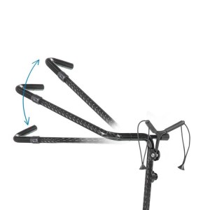 Jucad | Chariot Manuel Carbon Shine Noir brillant