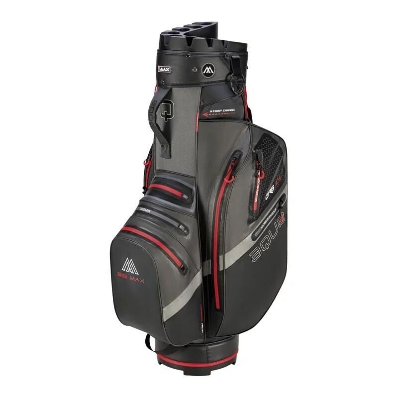 Big Max | Sac Chariot Aqua Silen 4 Anthracite-Noir-Rouge