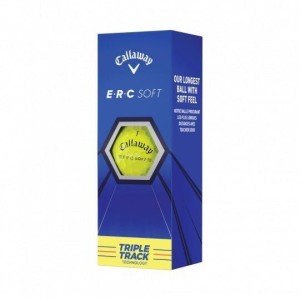 Callaway | Balles ERC Soft Triple Track Jaune