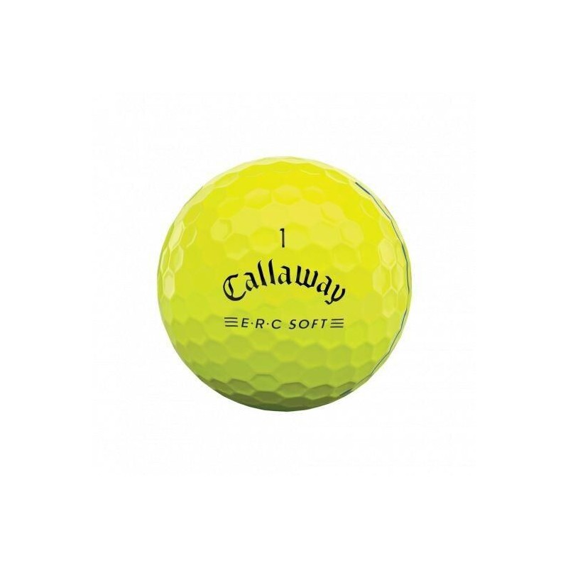Callaway | Balles ERC Soft Triple Track Jaune