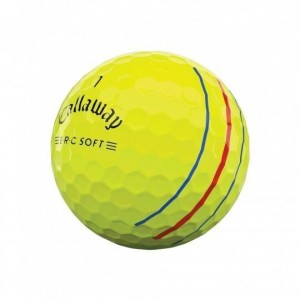 Callaway | Balles ERC Soft Triple Track Jaune