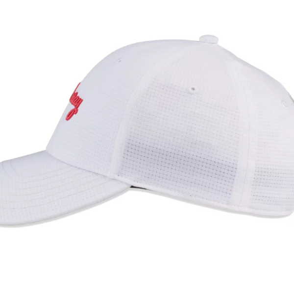 Callaway | Casquette CG WMN Stitch Magnet Blanc, Corail