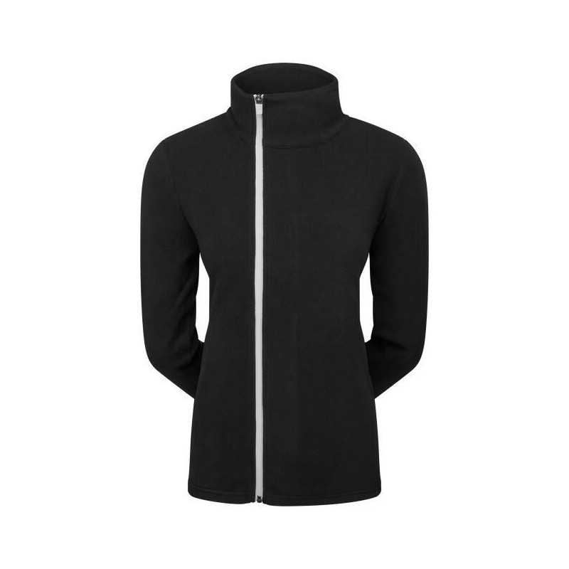 Footjoy | Pullover Polaire Asymétrique Full-Zip Noir femme