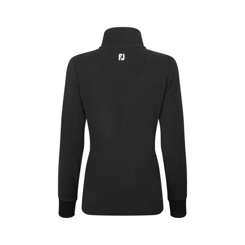 Footjoy | Pullover Polaire Asymétrique Full-Zip Noir femme