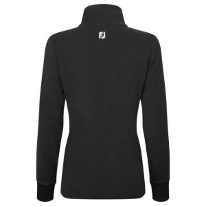 Footjoy | Pullover Polaire Asymétrique Full-Zip Noir femme