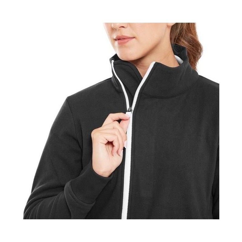 Footjoy | Pullover Polaire Asymétrique Full-Zip Noir femme