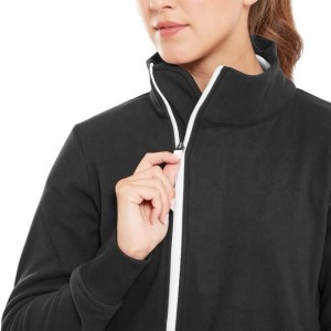 Footjoy | Pullover Polaire Asymétrique Full-Zip Noir femme