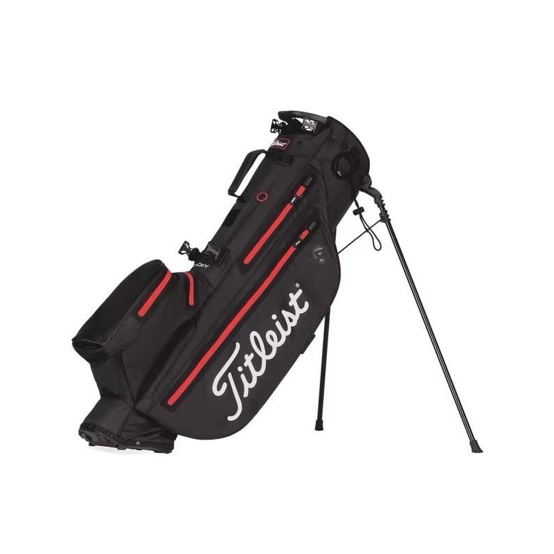 Titleist | Sac Trépied Players 4 Stadry Noir/Noir/Rouge