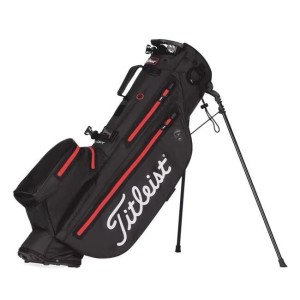 Titleist | Sac Trépied Players 4 Stadry Noir/Noir/Rouge
