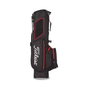 Titleist | Sac Trépied Players 4 Stadry Noir/Noir/Rouge