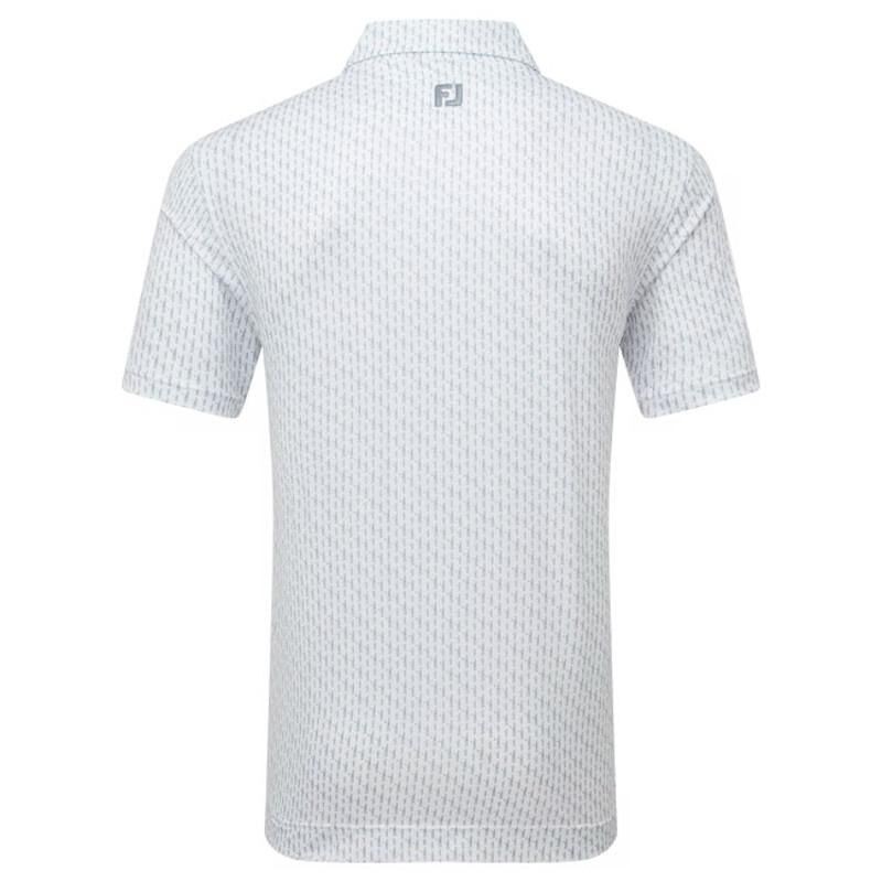 Footjoy | Polo En Fil D'Écosse Imprimé Silhouette