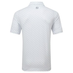 Footjoy | Polo En Fil D'Écosse Imprimé Silhouette