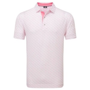 Footjoy | Polo En Fil D'Écosse Imprimé Silhouette
