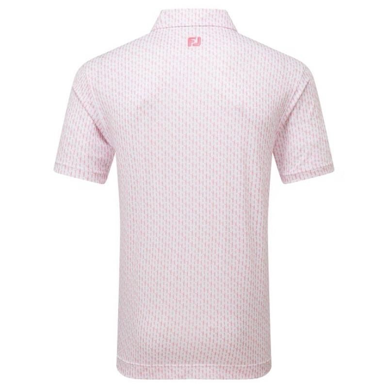 Footjoy | Polo En Fil D'Écosse Imprimé Silhouette