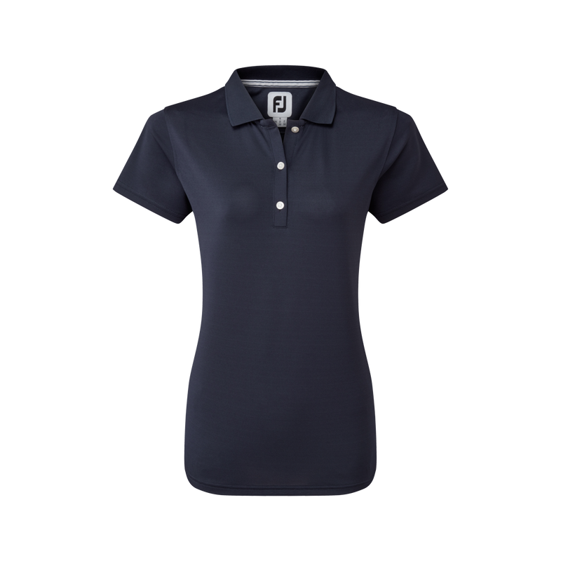 Footjoy | Polo Stretch Pique Solid Marine Femme