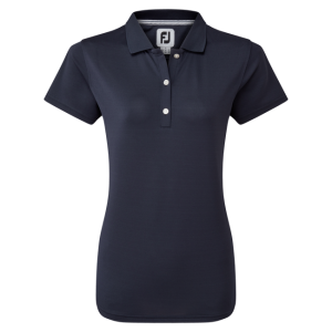 Footjoy | Polo Stretch Pique Solid Marine Femme