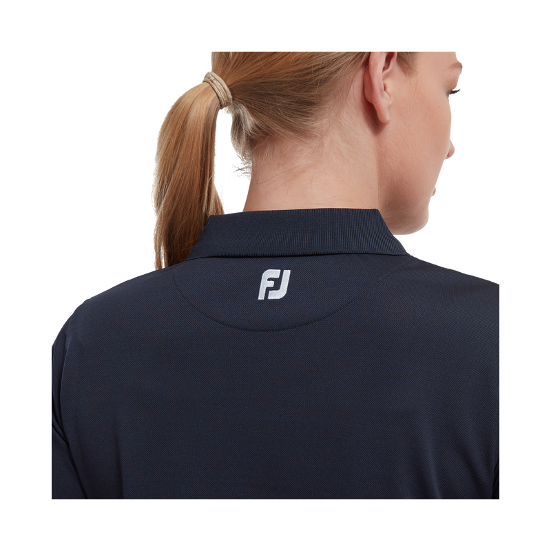 Footjoy | Polo Stretch Pique Solid Marine Femme