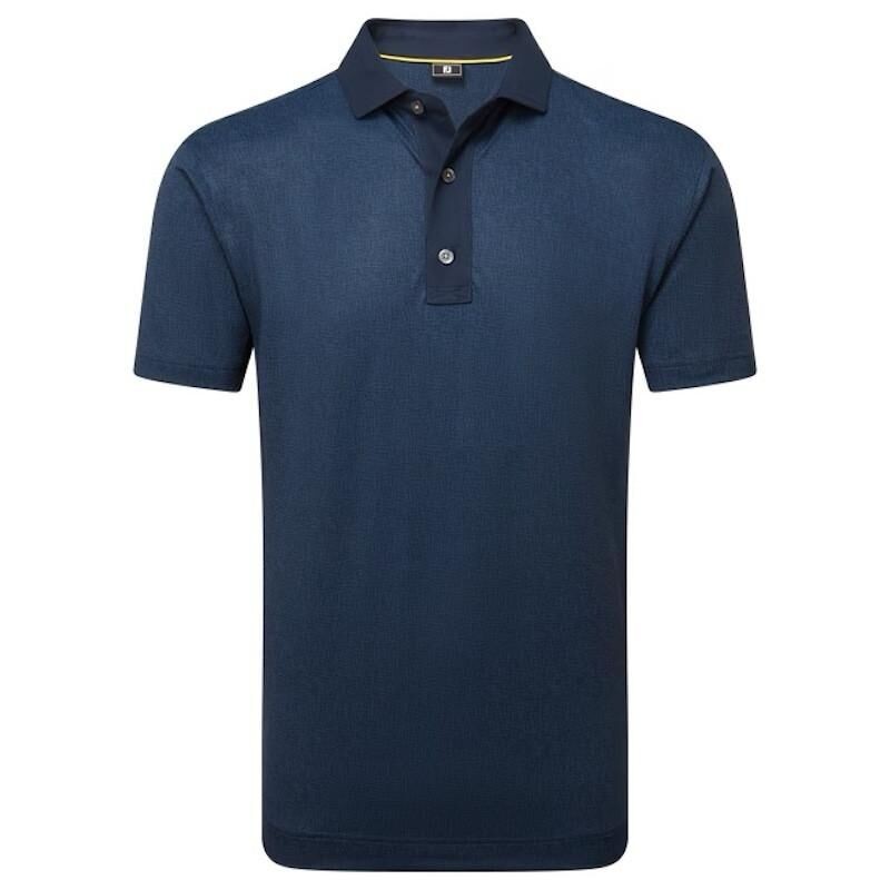 Footjoy | Polo En Fil D'Ecosse Impression Texturée