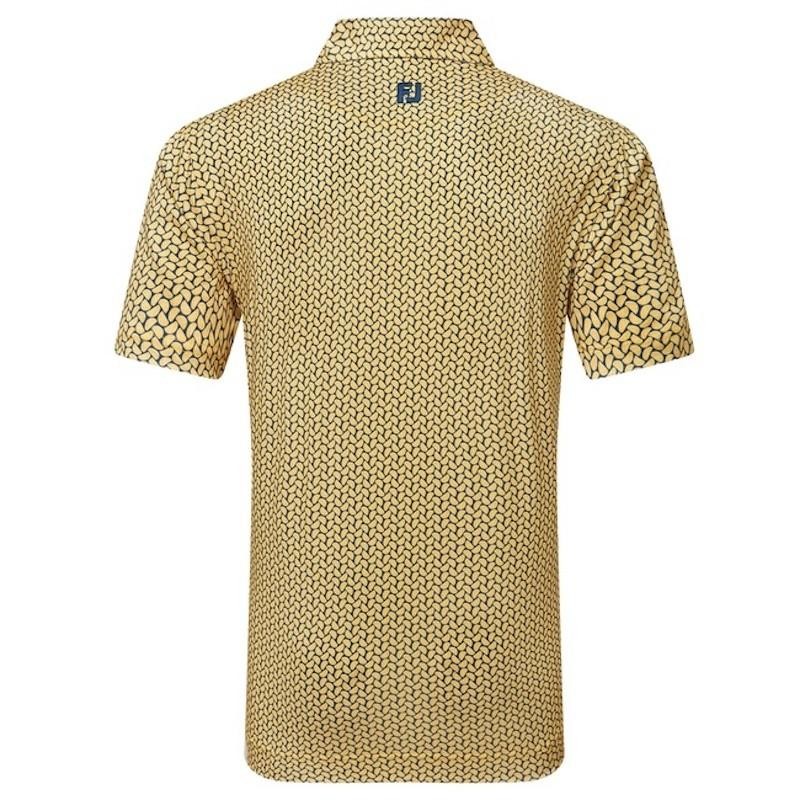 Footjoy | Polo En Fil D'Écosse Imprimé Citron Citrus Print Lisle
