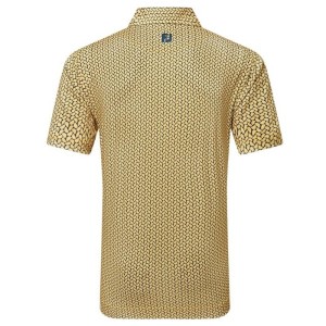 Footjoy | Polo En Fil D'Écosse Imprimé Citron Citrus Print Lisle