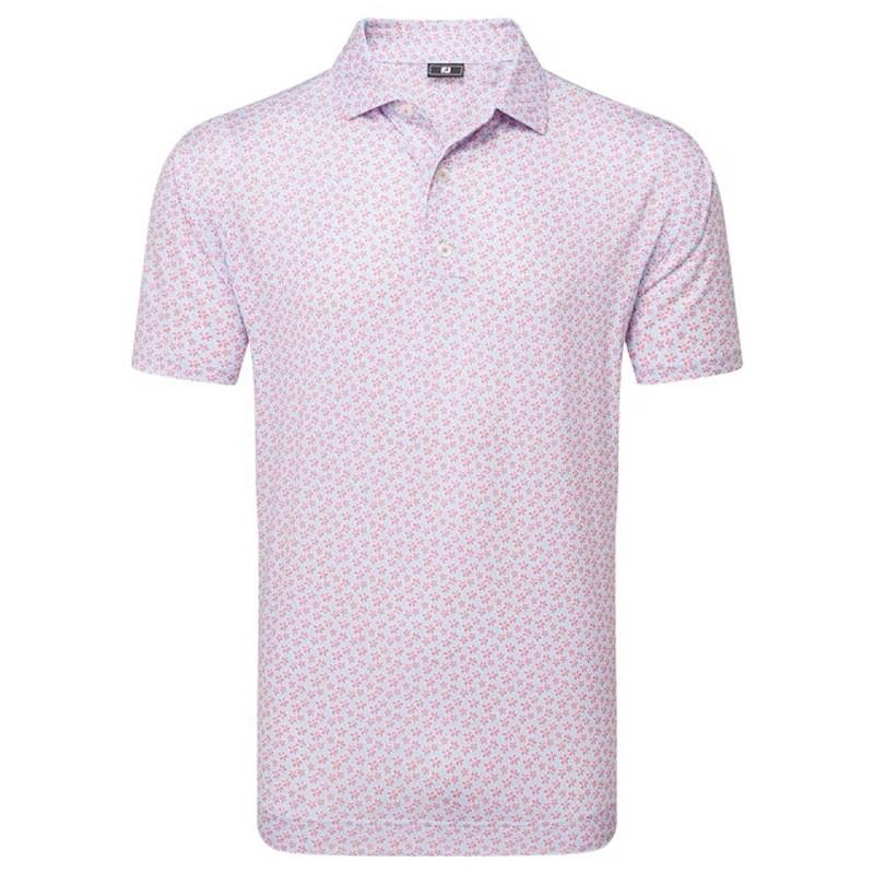 Footjoy | Polo Footjoy En Fil D'Écosse Impression Florale