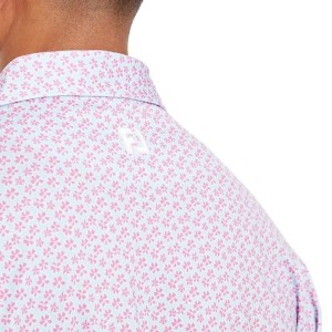 Footjoy | Polo Footjoy En Fil D'Écosse Impression Florale