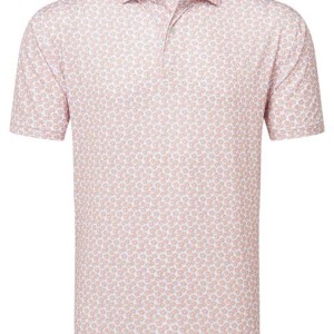 Footjoy | Polo Footjoy En Fil D'Écosse Impression Florale