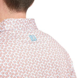 Footjoy | Polo Footjoy En Fil D'Écosse Impression Florale