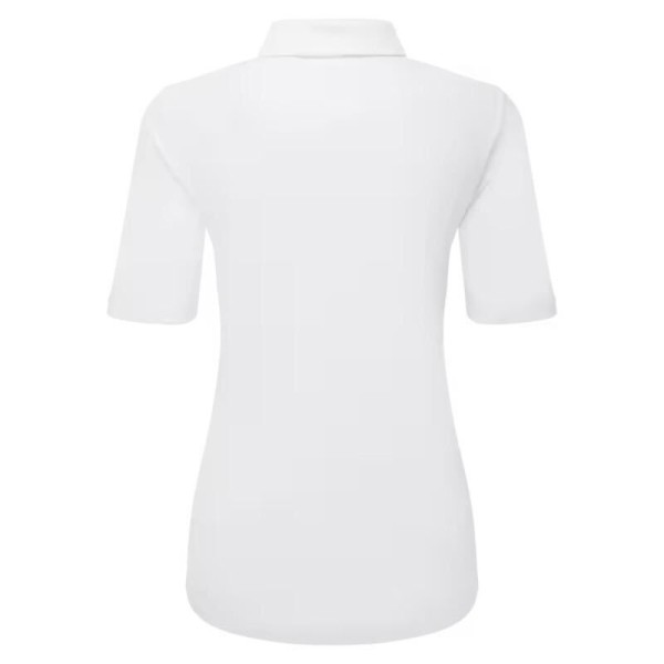 Footjoy | Polo en fil d'Ecosse à 1/2 manches froncées femme