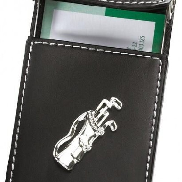 Sportiques - porte-cartes en cuir - La Route du Golf
