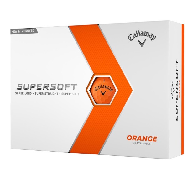 Callaway | Balles Supersoft Orange Mate