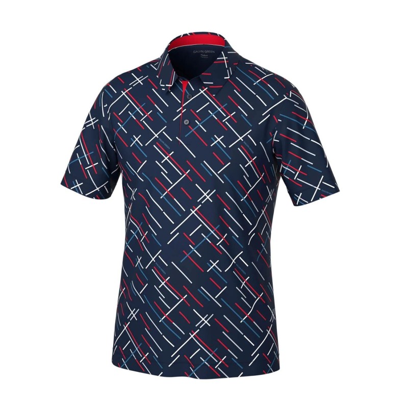 Polo Galvin Green Mathias Rouge – Confort, Performance et Élégance pour Golfeurs