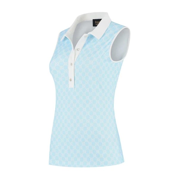 Un polo de golf sans manches, frais et tendance, parfait pour vos parties estivales. Conçu à Amsterdam par des femmes, pour