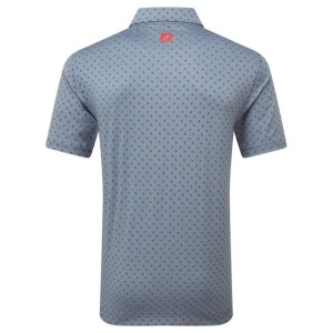 Footjoy | Polo En Fil D'Ecosse Imprimé Bourgeon