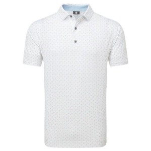 Footjoy | Polo En Fil D'Ecosse Imprimé Bourgeon