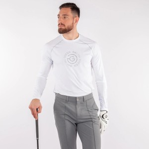 Haut à manche longue Galvin Green Enzo blanc