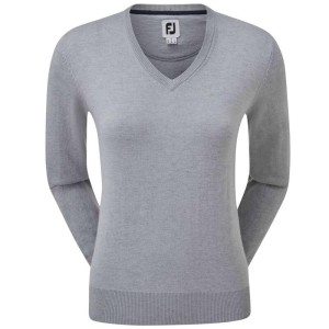 Pullover FootJoy en Laine Col V - Élégance et Chaleur pour Golfeurs | Route du Golf