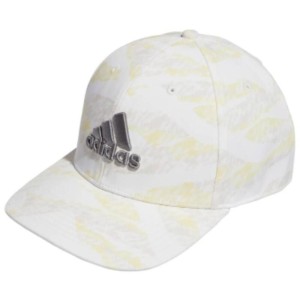 Casquette Adidas Tour Print White - Élégance et Performance sur le Green