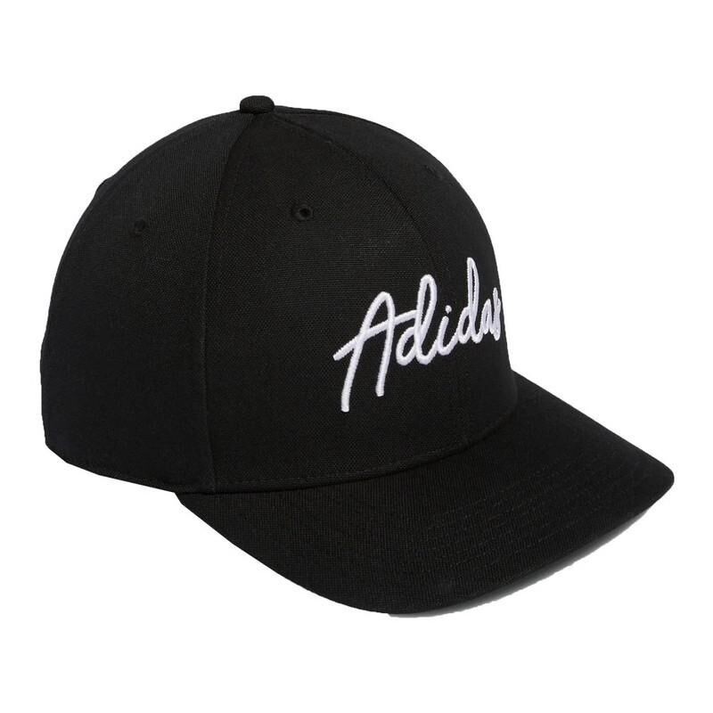 Casquette Adidas Script Black - Élégance et Confort pour Golfeurs