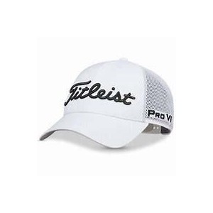 Titleist - casquette de golf Dobby Tech blanc-noir - routedugolf.com