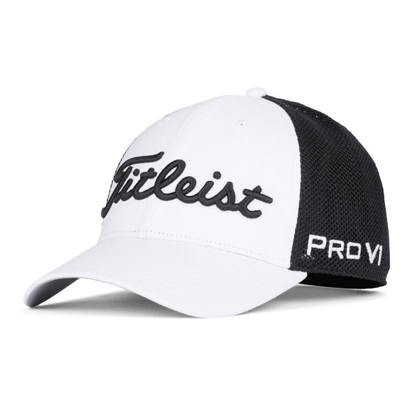 Titleist - casquette de golf Dobby Tech blanc-noir - routedugolf.com