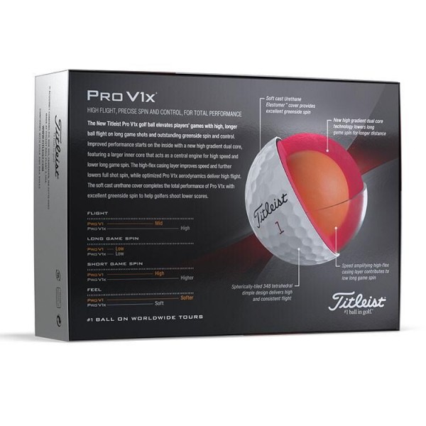 Titleist | Balles Pro V1x 2023